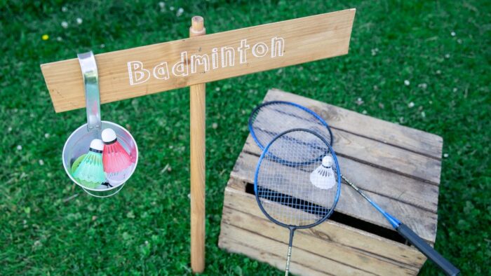 Jeu de badminton à louer pour les événements, les mariages, les anniversaires, les séminaires