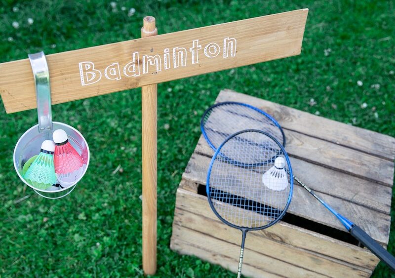 Jeu de badminton à louer pour les événements, les mariages, les anniversaires, les séminaires