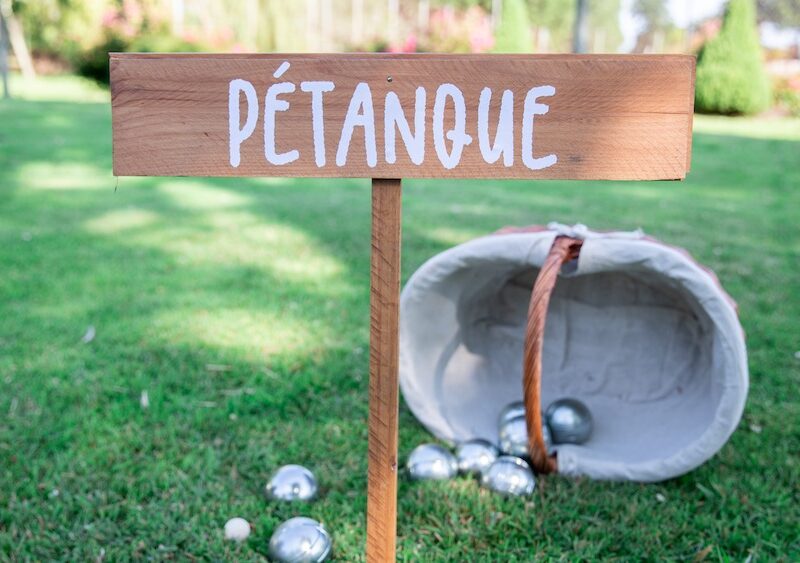 Jeu de pétanque à louer pour les événements, mariages, anniversaires, séminaires, fêtes, soirées