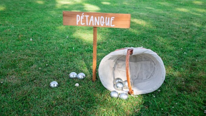 Jeu de pétanque à louer pour les événements, mariages, anniversaires, séminaires, fêtes, soirées