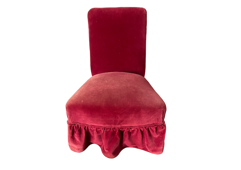 Location fauteuil velours rouge pour les événements