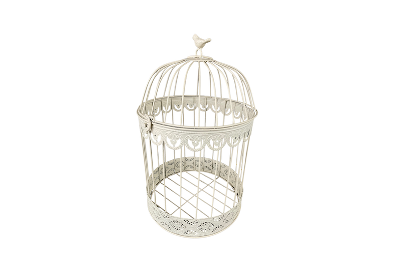 Location cage à oiseaux blanche pour les événements, décoration bohème et champêtre pour les événements, mariages, anniversaires