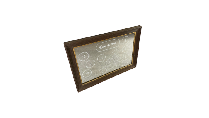 Location miroir vintage cadre bois pour les événements