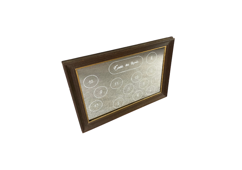 Location miroir vintage cadre bois pour les événements