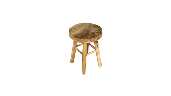 Location tabouret bois rustique pour les événements, décor montagne