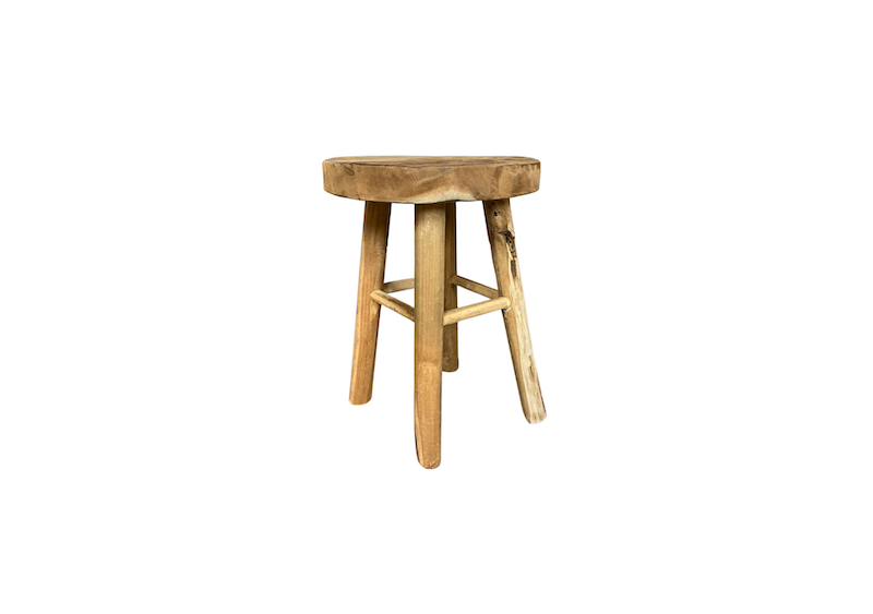 Location tabouret bois rustique pour les événements, décor montagne